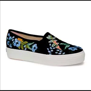 Keds Floral Rifle Paper Co. slip on sneakers
